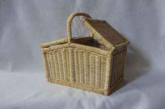 Rectangle Picnic Basket - Honey colour