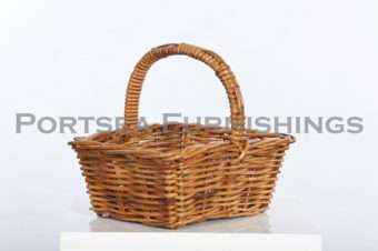 Tapered Rectangle Rattan Basket